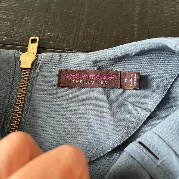 The Limited Sophie Theallet Blue Dress Size 0 - Picture 6 of 8